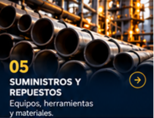 Suministros y repuestos